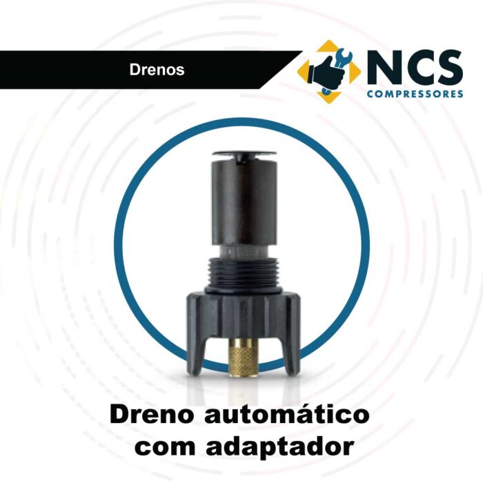 Dreno automático com adaptador