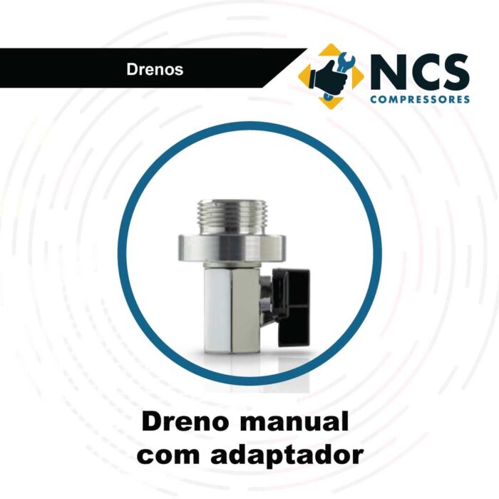 Dreno manual com adaptador