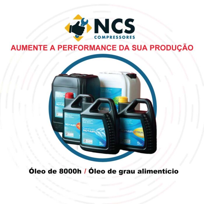 Óleo de 8000h / Óleo de grau alimentício