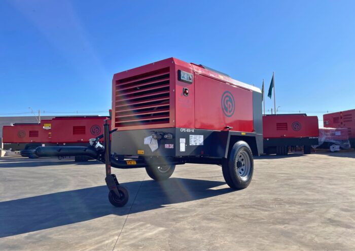 Compressor de ar portátil chicago pneumatic CPS 450 – potência profissional a 200 PSI com motor cummins - Imagem 6