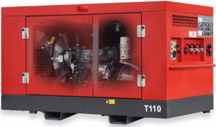 Compressor de ar portátil chicago pneumatic T-110 – compacto, leve e ideal para montagem veicular - Imagem 5